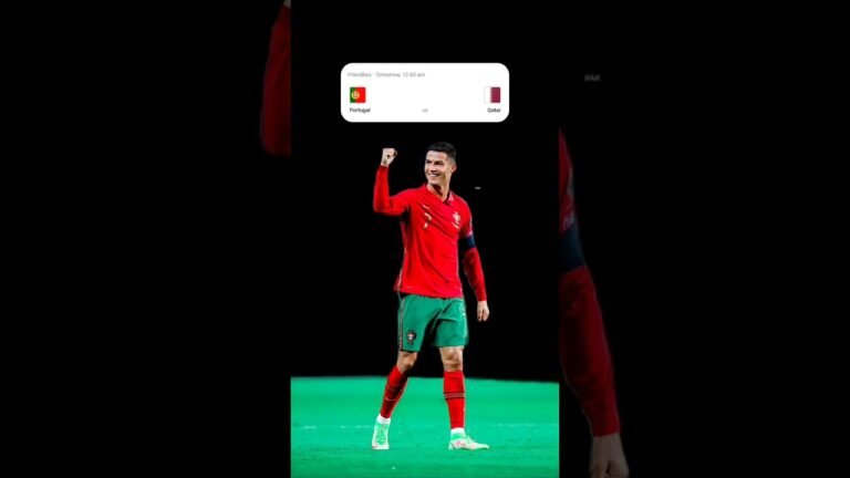 Portugal vs Qatar Matchday Status #today #matchday #portugal