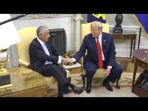 President Trump Welcomes President Rebelo de Sousa of Portugal to the White House