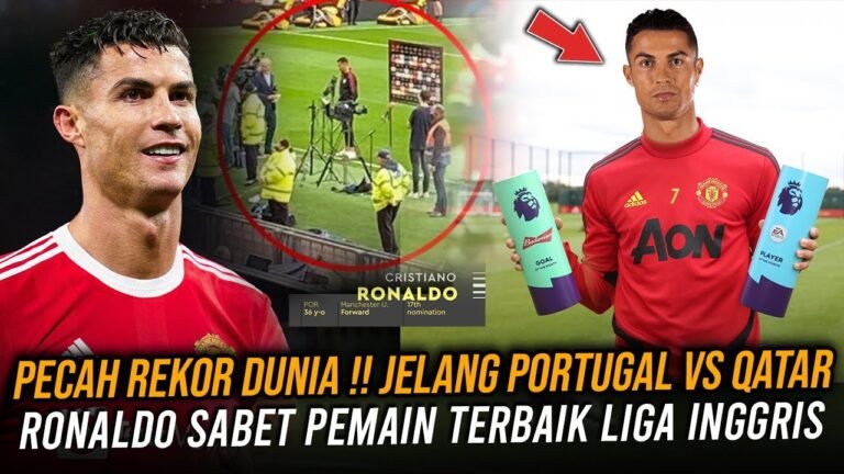 RONALDO SABET REKOR  PEMAIN TERBAIK ‼️ Jelang Portugal Vs Qatar Pecahkan Rekor Bukti Pemain Terbaik