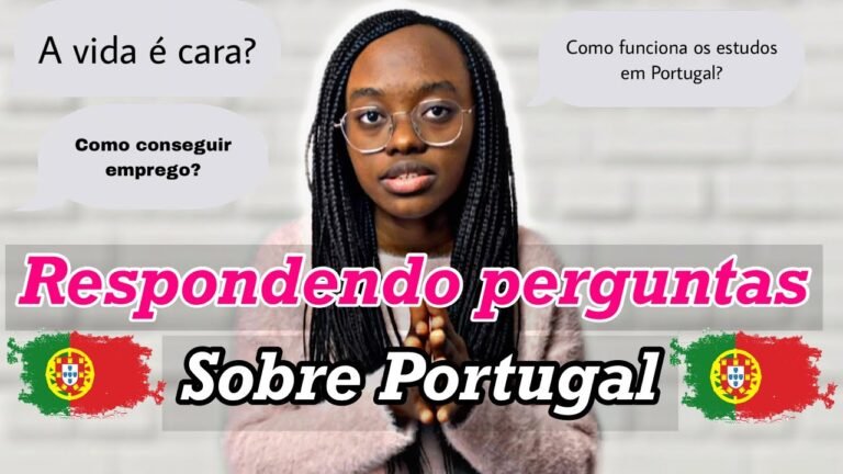 Respondendo perguntas sobre Morar e estudar em Portugal 🇵🇹