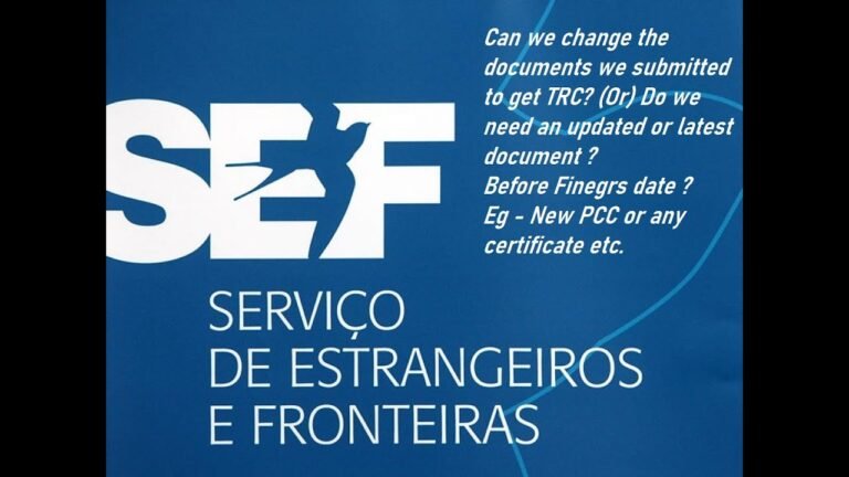 SEF Portugal Immigration || Do We Need Recent PCC OR Old Document Is Sufficient? || Very Imp. Info.