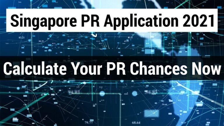 Singapore PR Application 2021 (voiceover)