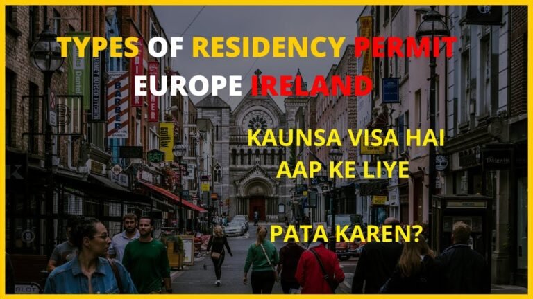 TYPES OF RESIDENCY PERMIT IN IRELAND | VISA TYPE STAMP 2