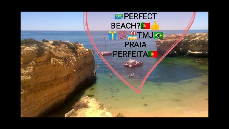 The most beautiful beaches and trails in Portugal, Europe 2nd praia mais linda do Algarve, Albufeira