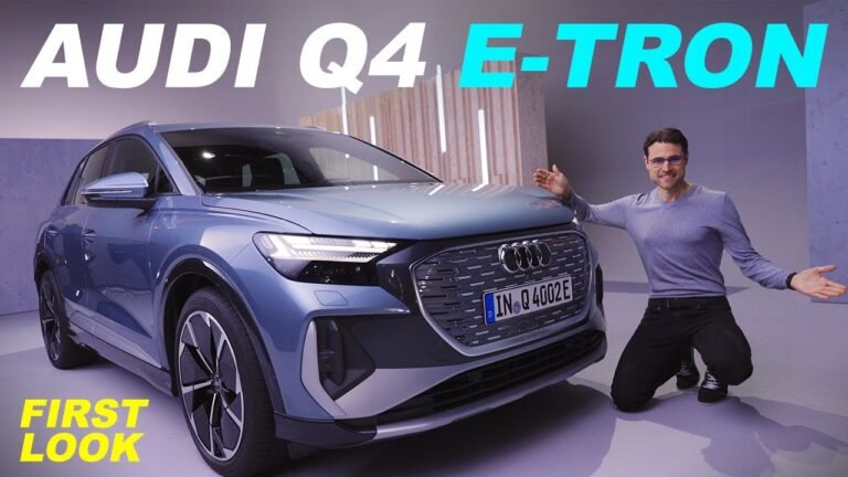 The newest Audi EV! Audi Q4 e-tron SUV vs Sportback REVEAL review