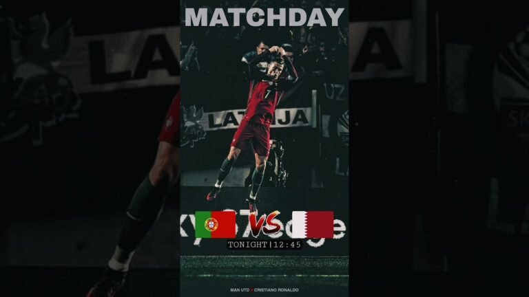 match day Portugal vs  qatar match❤❤