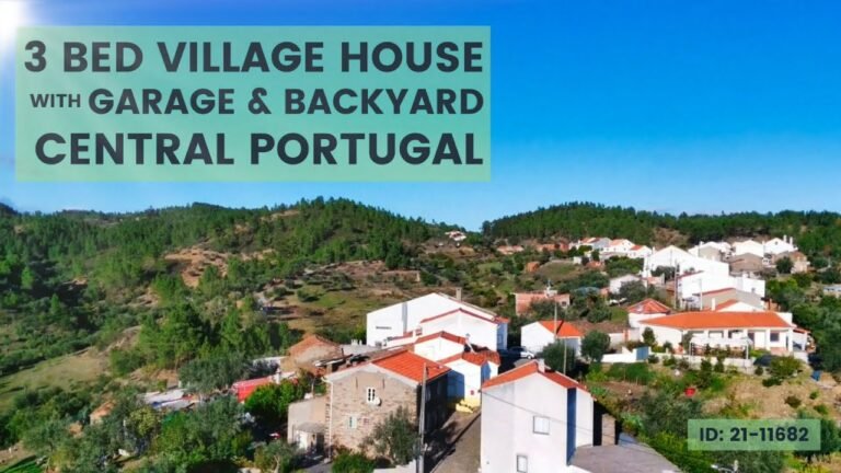 🏡 3 Bed Village House for Sale with Garage & Backyard  / Central Portugal | €55000