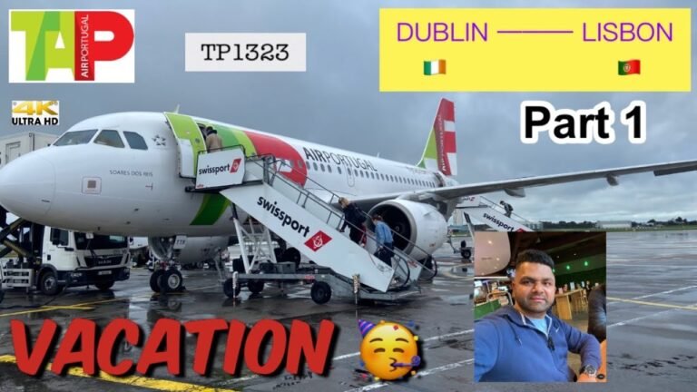 Air Portugal TAP: Dublin🇮🇪 – Lisbon🇵🇹| Trip to Lisbon | Part – 1| #indianpaddy #indiansinireland