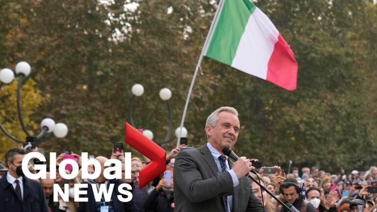 COVID-19: Robert F. Kennedy Jr. joins “Green Pass” protest in Italy