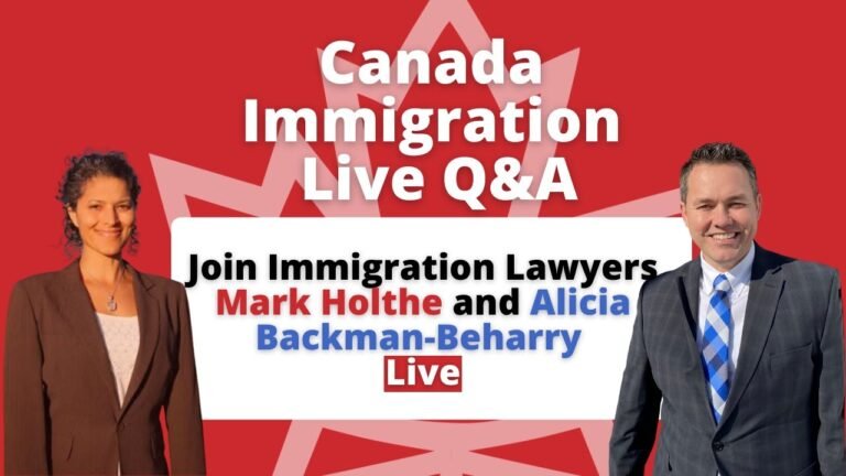 Canadian Immigration Live Q&A with Alicia and Mark