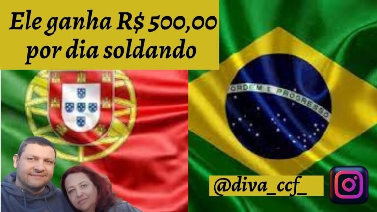 Ele ganha R$ 500,00 por dia soldando – Ep. 214