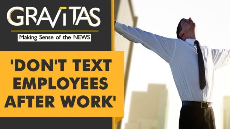 Gravitas: Portugal bans employers from texting employees after shift hours