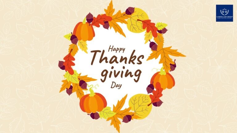 HAPPY THANKSGIVING DAY | AJMERA LAW GROUP | PLANNING YOUR CHILD'S FOREIGN EDUCATION AND SETTLEMENT
