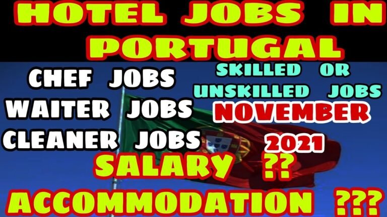 Hotel Jobs in Portugal | Portugal Jobs For Indians | Portugal Work Permit | Must Watch Hotel Jobs in Portugal | Portugal Jobs For Indians | Portugal Work Permit | Must Watch