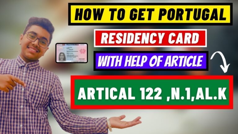 How can you get residency card with help of Article 122