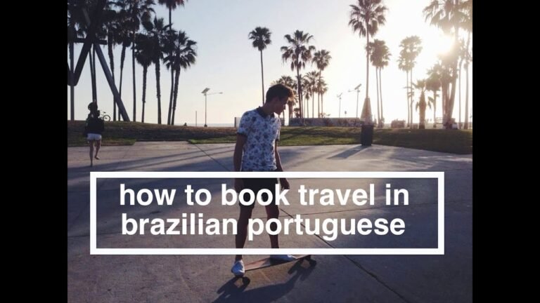 How to Book Travel in Brazilian Portuguese | DamonAndJo