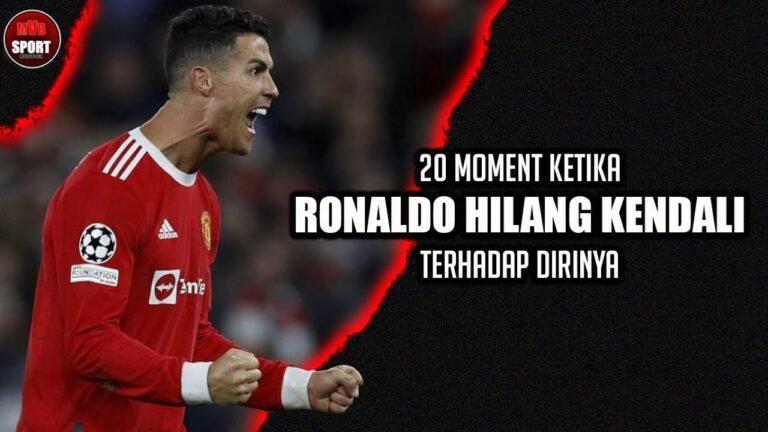 Inilah 20 Moment Ketika Ronaldo Hilang Kendali Terhadap Dirinya