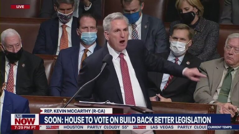 Kevin McCarthy blasts spending bill for hours, delaying vote | LiveNOW from FOX