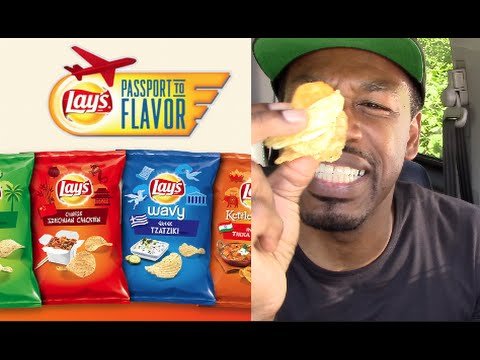 Lays 4 New Passport Global Flavored Chips