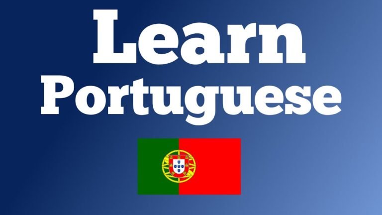 Learn Portuguese while sleeping (almost) – native speaker from Portugal