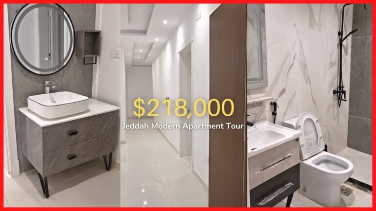 MUST SEE- Inside a $218,000 4 Beds 4 Baths Modern Jeddah Apartment Tour