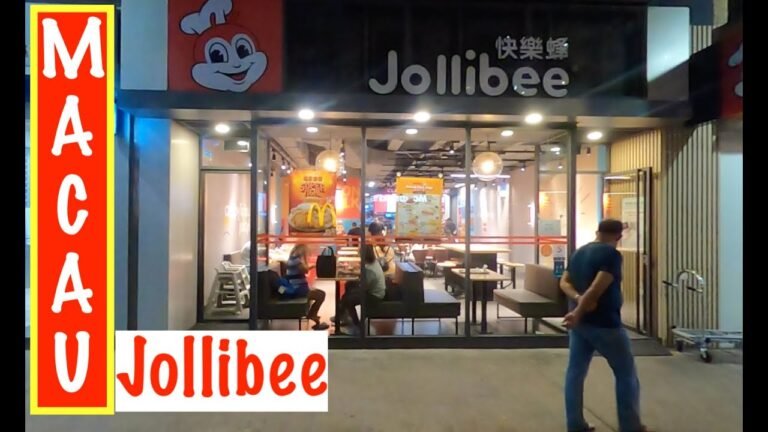 Macau Eats:  Jollibee Philippines Fast-Food Restaurant in TaIpa