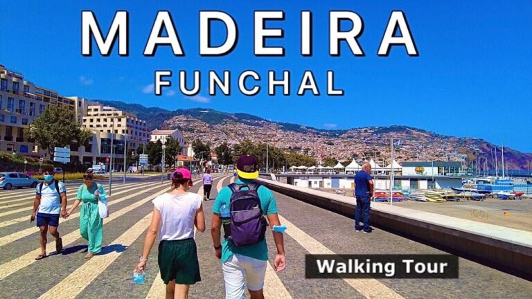 Madeira Portugal – Funchal Walking tour [4K Ultra HD]