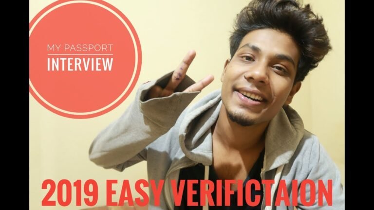 My Passport Interview : 2019 Easy Verification || ARIES FRIES