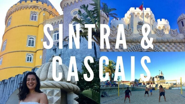 PORTUGAL! Train ride to Sintra, exploring the Pena Palace, & Cascais beaches!