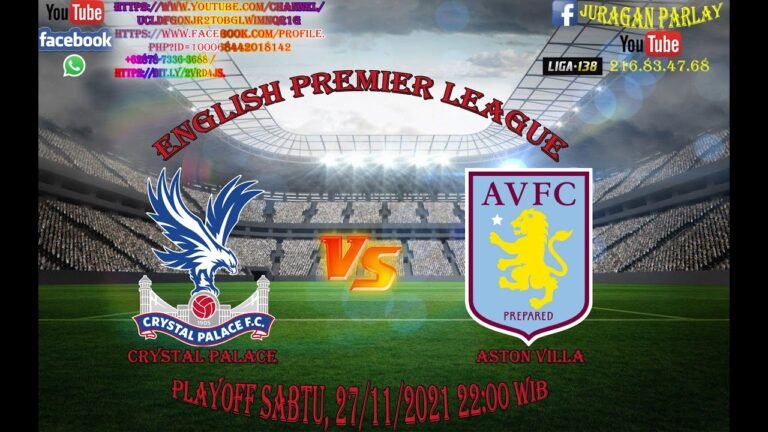 🔴 PREDIKSI CRYSTAL PALACE VS ASTON VILLA | 27 NOVEMBER 2021|HDP|PREDIKSI SKOR|AKURAT|