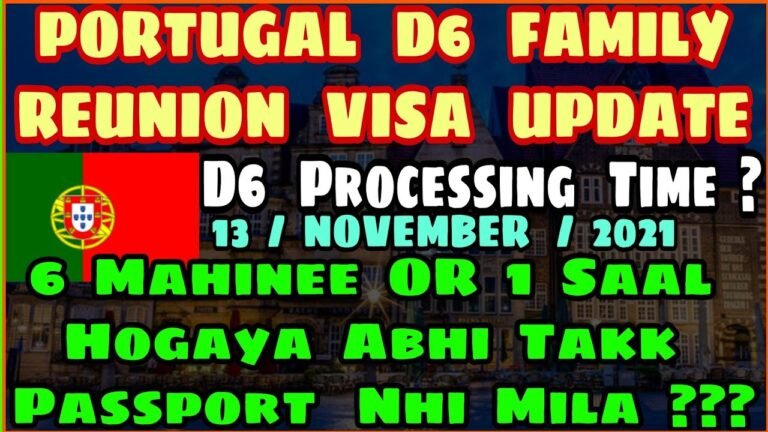 Portugal Family Reunification D6 Visa | Portugal Immigration Updates | Khanna Visa Advice |