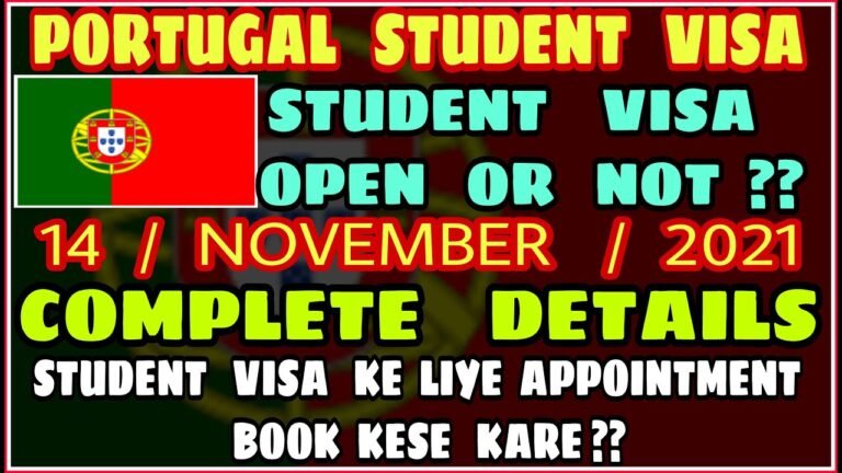 Portugal Student Visa For Indian | Portugal Visa Update | Khanna Visa Advice |