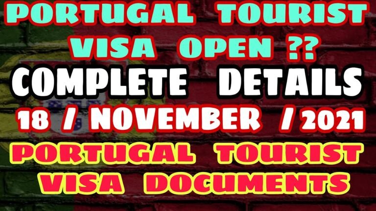 Portugal Tourist Visa For Indian 2021 | Portugal Immigration Update 2021 | Portugal November Update