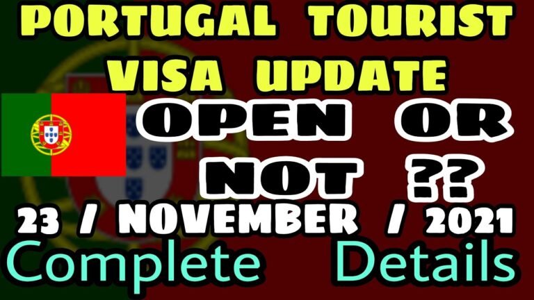 Portugal Visa For Indian | Portugal Tourist Visa | Schengen Visa Update 2021 Portugal Immigration