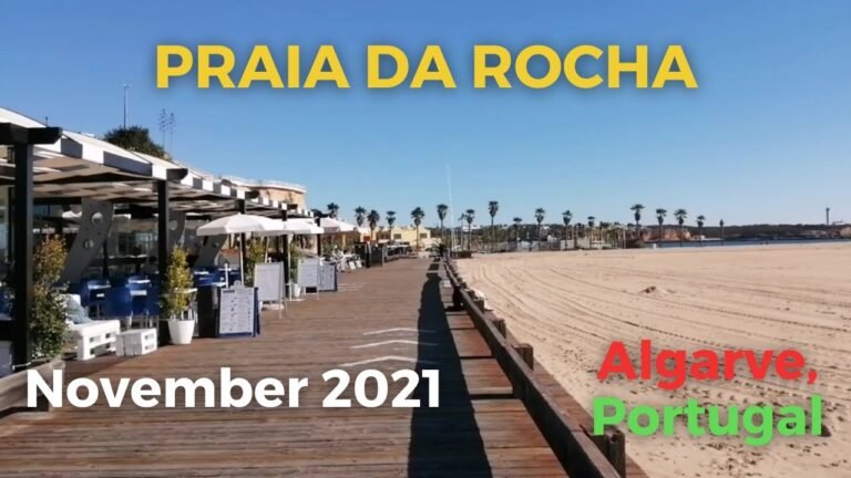 Praia da Rocha Beachline Street Walk November 2021