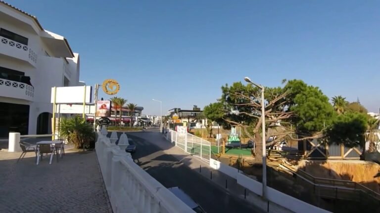 Quick walk up the strip Albufeira Portugal November 2017