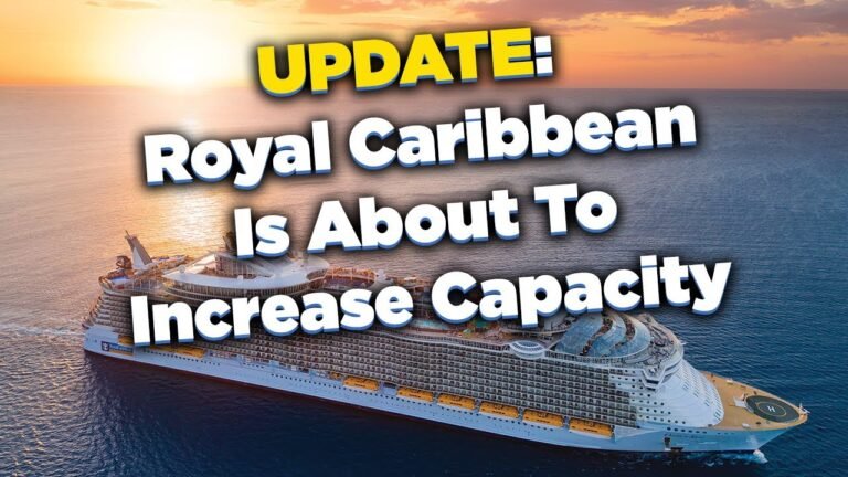 Royal Caribbean updates how full cruise ships will be!