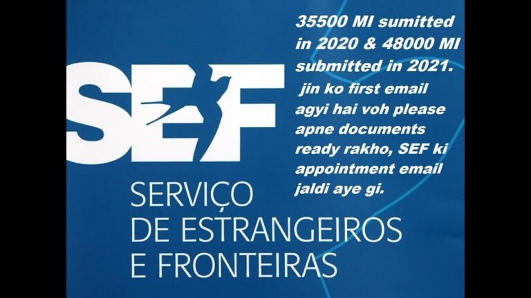 SEF Portugal Update | How Many Expression Of Interest Submitted In 2020 & 2021 ? |