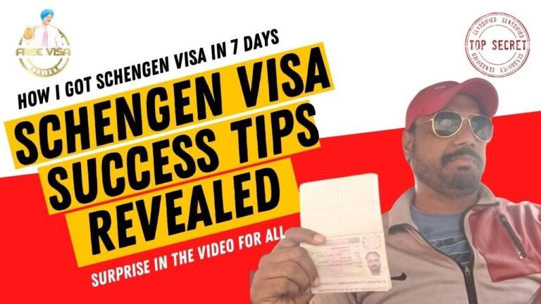 Schengen Visa : How to get Schengen Visa Easily II Secret Revealed II