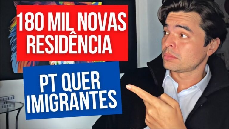 Será que Tem TRABALHO EM PORTUGAL? SEF realiza Mais de 180 mil novas residência!!