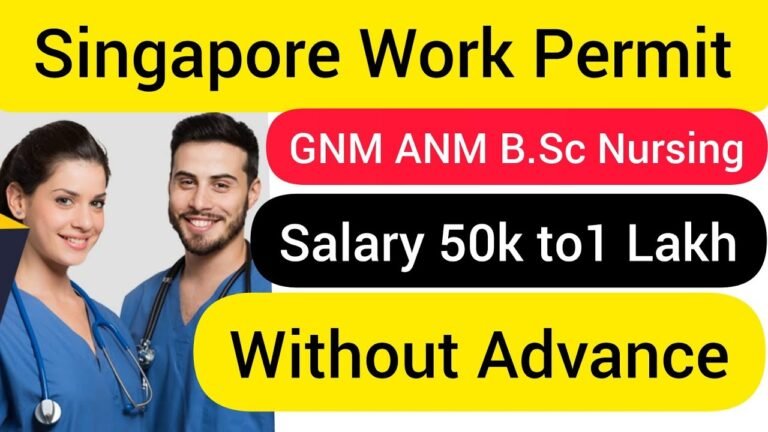 Singapore Work Permit ਸਿੰਗਾਪੁਰ ਦਾ ਵਰਕ ਪਰਮਿਟ 96469-00024 75087-71087