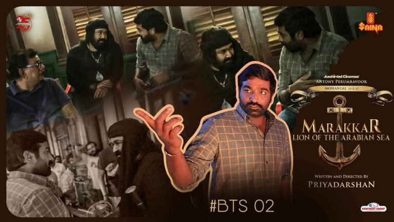 Surprise Visit By Vijay Sethupathi In The Majestic Set Of Marakkar | Mohanlal | Priyadarshan | Saina