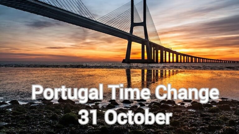 Time Change in Portugal from 31 October