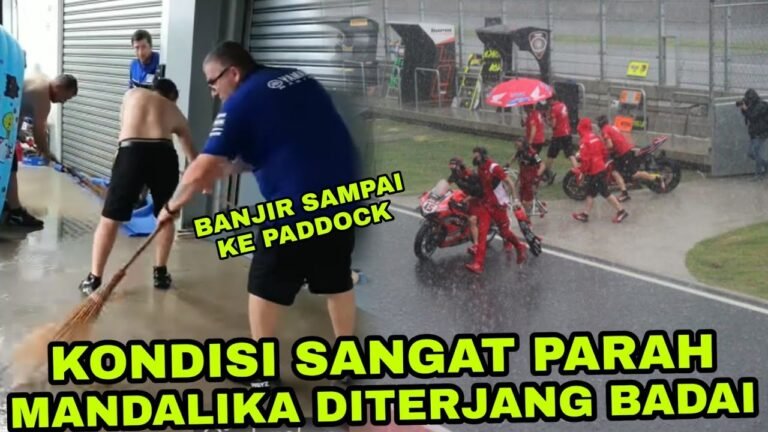 WSBK MANDALIKA BUBAR 🔴 HUJAN BADAI TERJANG SIRKUIT MANDALIKA🔴RACE 1 WSBK DITUNDA