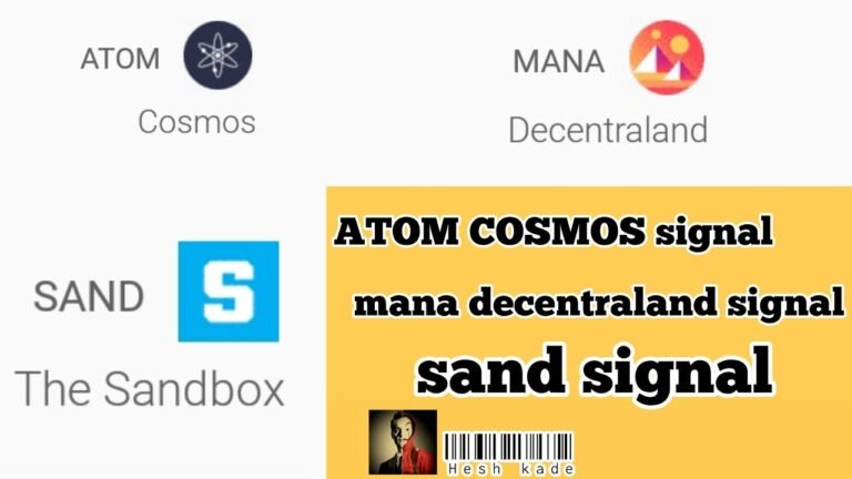 crypto tips | ATOM Cosmos | mana decentraland | sand | crypto strategy