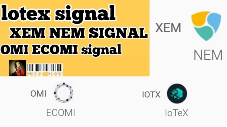 crypto tips | XEM NEM | lOTX loTex | OMI ECOMI | crypto strategy