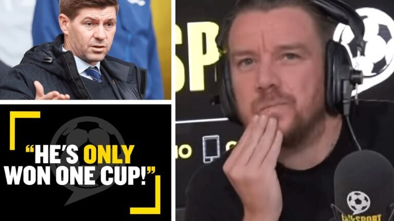 "HE'S ONLY WON ONE CUP!"🤷‍♂️ Celtic fan questions why Aston Villa would want Steven Gerrard