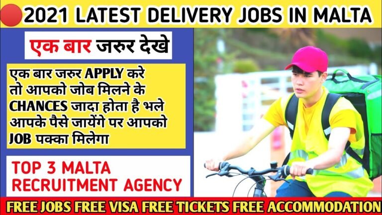 🔴2021 How To Get Delivery Job In Malta||Food Delivery Job In Malta For Indians And Nepal Applying