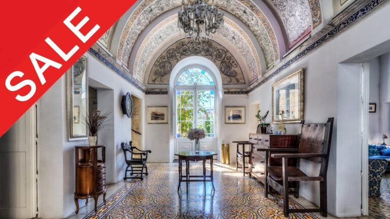 400-year-old PALAZZO FOR SALE on Malta Luxury historical property, historic real estate for sale