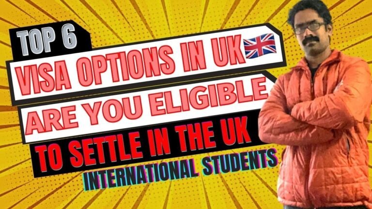 6 Type visa for settlement in UK|How to settle in UK |Top Visa to settle and work in UK for students 6 Type visa for settlement in UK|How to settle in UK |Top Visa to settle and work in UK for students